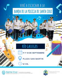 “Vení a escuchar a la Banda de la Policía”