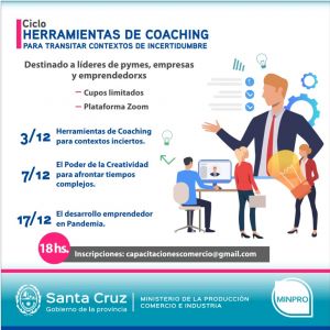 Convocatoria abierta para el ciclo “Herramientas de Coaching para transitar Contextos de Incertidumbre”