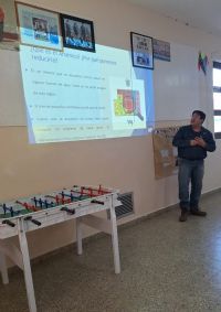 Escuela Rural realizó charla en donde se instaló la Primera Planta Móvil de Abatimiento de Arsénico