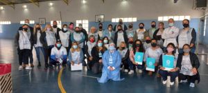 Jornada integral de vacunación en escuelas y barrios de Río Gallegos