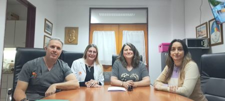 Caleta Olivia: Ross se reunió con autoridades del Hospital Zonal