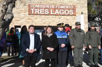 El Gobierno de Santa Cruz acompañó los festejos del 50° aniversario de Tres Lagos