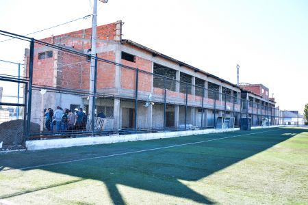 Avanza la construcción del nuevo espacio deportivo de la Liga de los Barrios