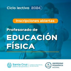 Se encuentra abierta la inscripción al Profesorado de Educación Física