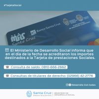 Pago de Tarjeta de Prestaciones Sociales