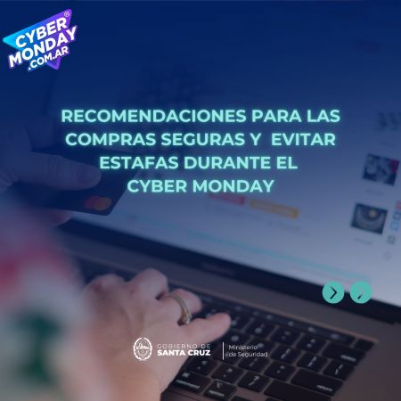 noticiaspuertosantacruz.com.ar - Imagen extraida de: https://noticias.santacruz.gob.ar/gestion/ministerio-de-seguridad/item/31946-recomendaciones-para-prevenir-estafas-en-el-cyber-monday