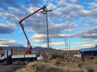 Servicios Públicos optimizó el sistema de agua en Cañadón Seco y fortaleció la red eléctrica en El Calafate