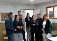 Autoridades provinciales recorrieron la Escuela Agropecuaria N° 1 de Gobernador Gregores