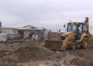 Vidal destacó la obra de red de agua potable en el barrio 22 de Septiembre de Río Gallegos