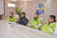 Policía de la provincia presenta el operativo seguridad en la Peregrinación a la Virgen