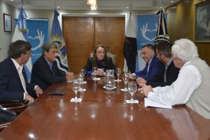 Alicia recibió a las autoridades de la Comisión Nacional de Energía Atómica