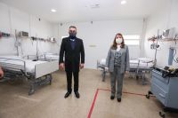 Alicia recorrió el Hospital Militar junto al Ministro de Defensa de la Nación
