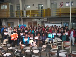 Protección Civil realizó capacitación de RCP en la Escuela Industrial N 6