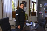 Jefe de Policía de la provincia de Santa Cruz, Comisario General Diego Agüero.