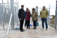 Continúan los avances en la obra de la Reserva Geológica Laguna Azul