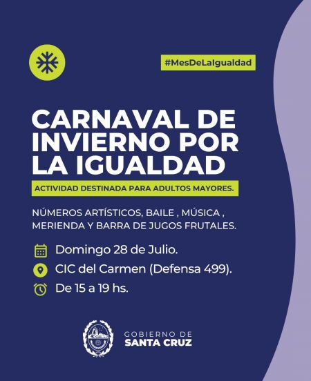 Este fin de semana llega el Carnaval de Invierno por la Igualdad