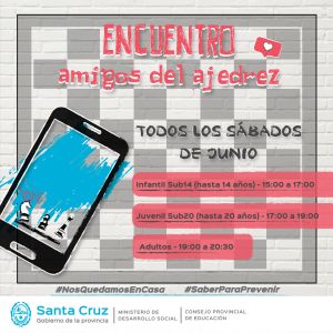Nuevas fechas para el Encuentro de Amigos del Ajedrez con modalidad virtual
