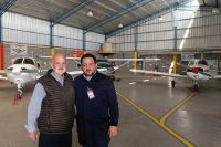 El subsecretario de Transporte visitó el Aeroclub “Lago Argentino”