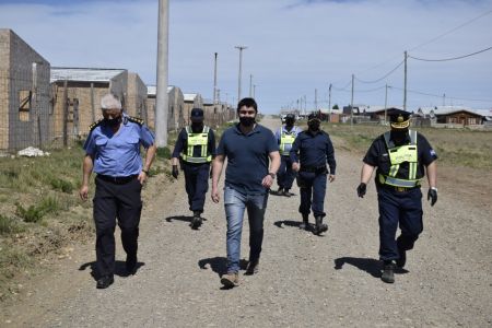 Seguridad desplegó controles en barrios de Río Gallegos