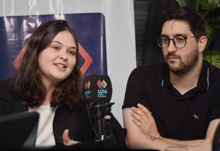 El subsecretario de Salud Mental de la provincia, Mariano Rodas, y la directora provincial de Abordaje de Conductas Suicidas y Autolesivas, Lucrecia Molina.