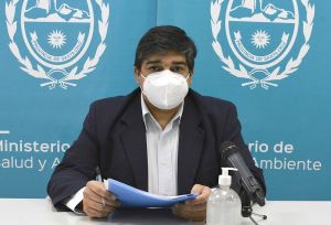 Claudio García, ministro de Salud y Ambiente.