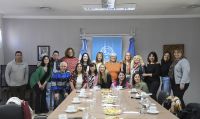 La Gobernadora visitó el Ministerio de Desarrollo Social. 