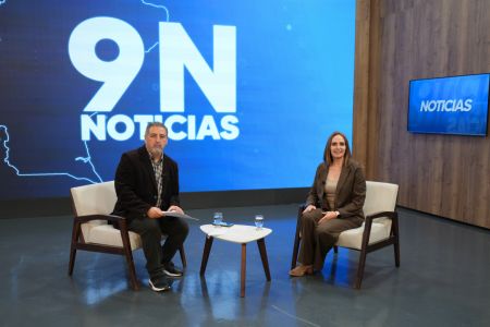 La ministra de la Producción, Comercio e Industria, Nadia Ricci, en LU85 TV Canal 9