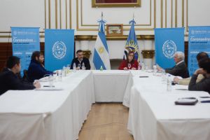 Alicia participó de la reunión del COE con representantes de los poderes legislativo y judicial