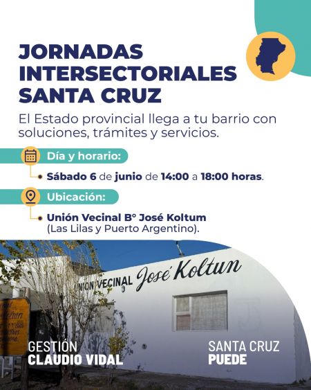 Caleta Olivia será sede de la Jornada Intersectorial para acercar servicios y organismos a la comunidad