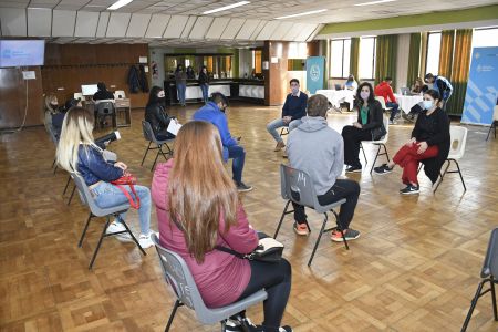 El operativo comenzó en instalaciones del Boxing Club de Río Gallegos.