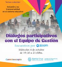 Invitan a dialogar sobre la inclusión y su transversalidad en el sistema educativo
