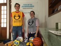 La Casa de las Juventudes recibió materiales deportivos del Ministerio de Desarrollo Social