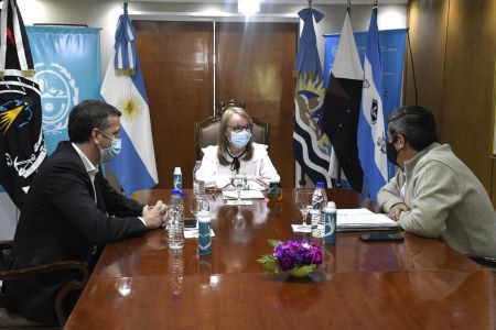 Alicia recibió a autoridad del Ente Nacional de Obras Hídricas y Saneamiento de la Nación