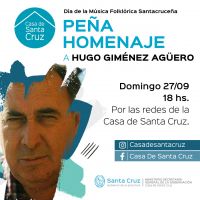 Santa Cruz rinde homenaje a Hugo Giménez Agüero