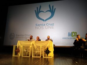 Alicia encabezó el acto de la apertura de sobres para la finalización de la “Planta de Ósmosis Inversa” en Caleta Olivia