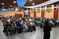 Jornada de trabajo en el SUM del Colegio Salesiano.