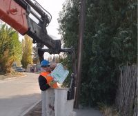 Servicios Públicos realiza tareas de mantenimiento e instala iluminación LED en las localidades