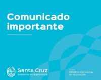 Comunicado del Consejo Provincial de Educación