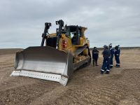 Finalizó con éxito capacitación en maquinaria pesada en Palermo Aike