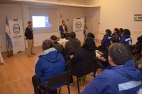 Andrés Casanova y Fabián Kuc en el inicio de la capacitación.