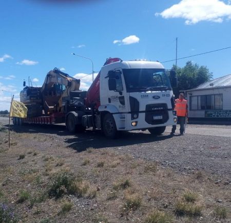 Vialidad Provincial realiza controles de cargas y dimensiones en Ruta Provincial N°5