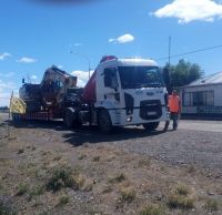 Vialidad Provincial realiza controles de cargas y dimensiones en Ruta Provincial N°5