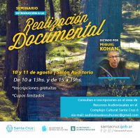 Inscripciones abiertas para Seminario “Introducción a la realización documental”