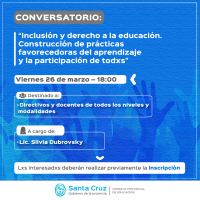 Educación abre la inscripción al Ciclo de Conversatorio “Construyendo una Educación inclusiva”