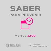 Saber para prevenir Informe epidemiológico martes 22 de septiembre