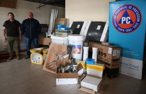 Se entregaron insumos para el área de Búsqueda y Rescate de Protección Civil