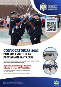 Se encuentran abiertas las inscripciones para la Escuela de Cadetes de Policía