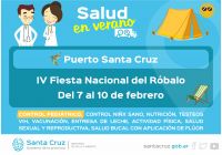 Salud estará presente en la XII Fiesta Provincial y Regional del Róbalo