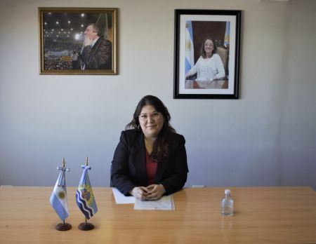 Marcelina Mendoza, directora de Mesa de Entradas, Salidas y Archivos del Ministerio de Seguridad.