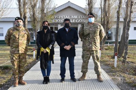 Salud mantuvo una reunión de trabajo con autoridades del Hospital Militar de Río Gallegos